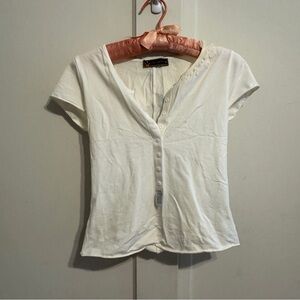 cop copine white tee